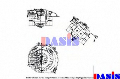 AKS DASIS 742740n -  Вентилятор салона
